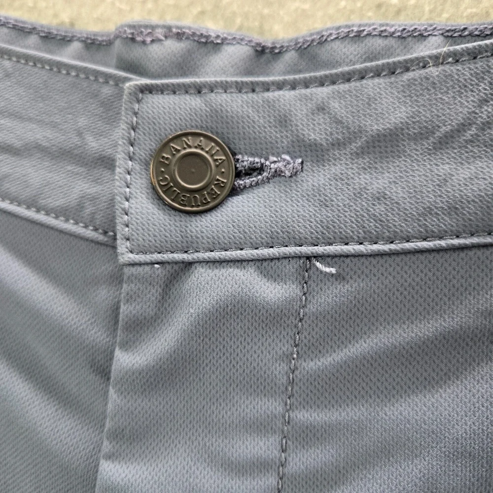 Banana Republic Men Pants 36x34 Blue Chino Straight Leg Pockets READ